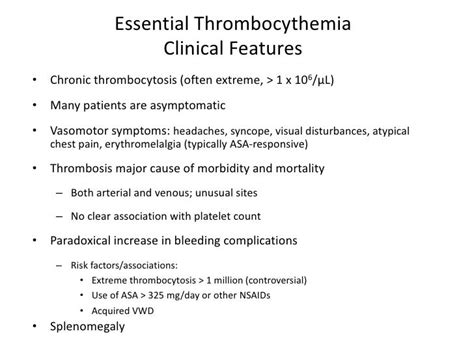 trombocitemie esentiala|Essential Thrombocythemia: Definition, Symptoms & Treatment